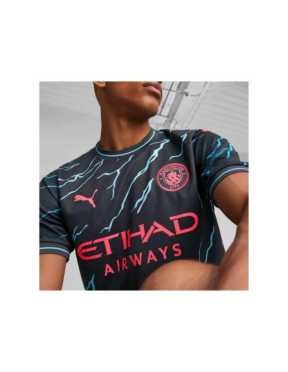 Camiseta de Fútbol Puma Manchester City 3ª Equipación  Hombre