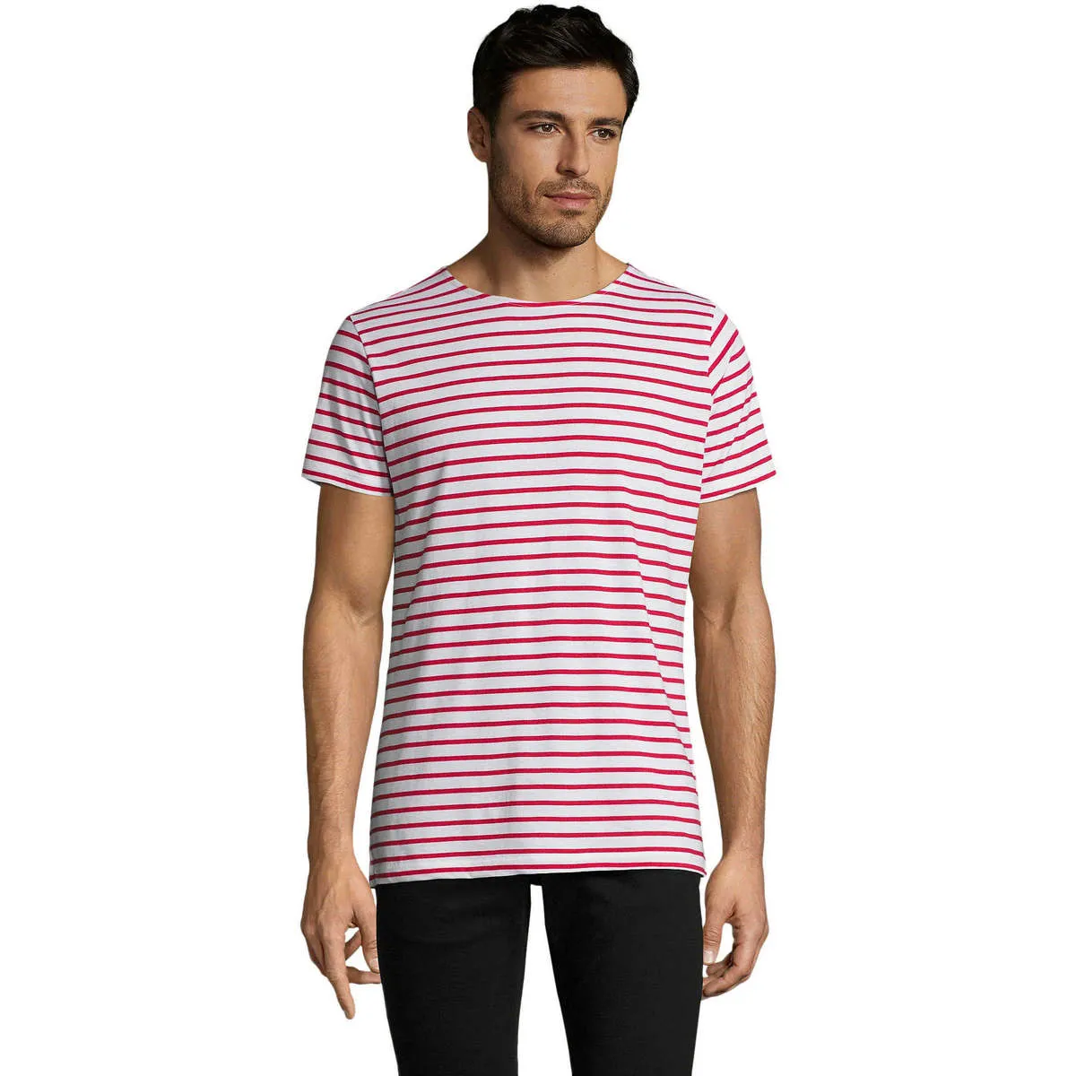 Camiseta de hombre a rayas