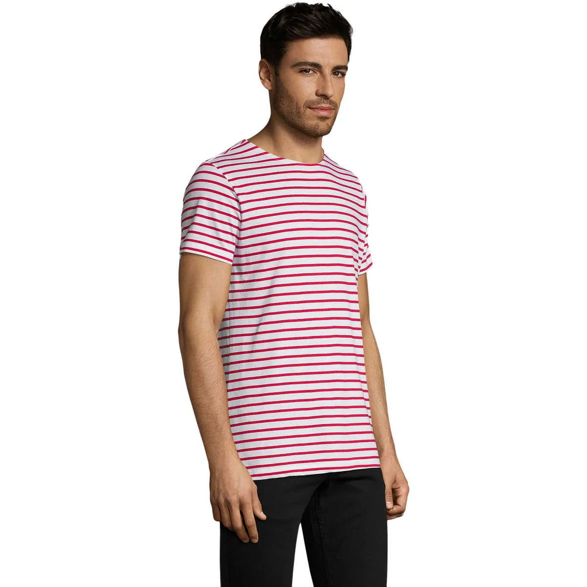 Camiseta de hombre a rayas