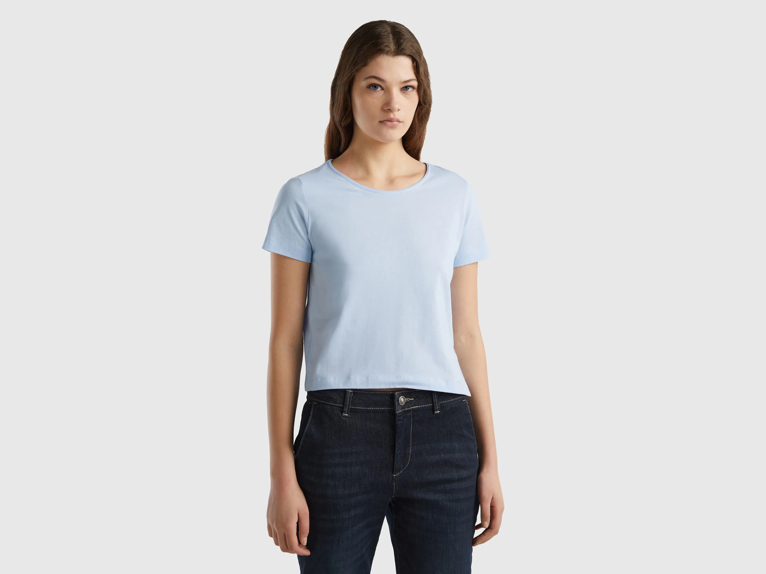 Camiseta de manga corta con abertura