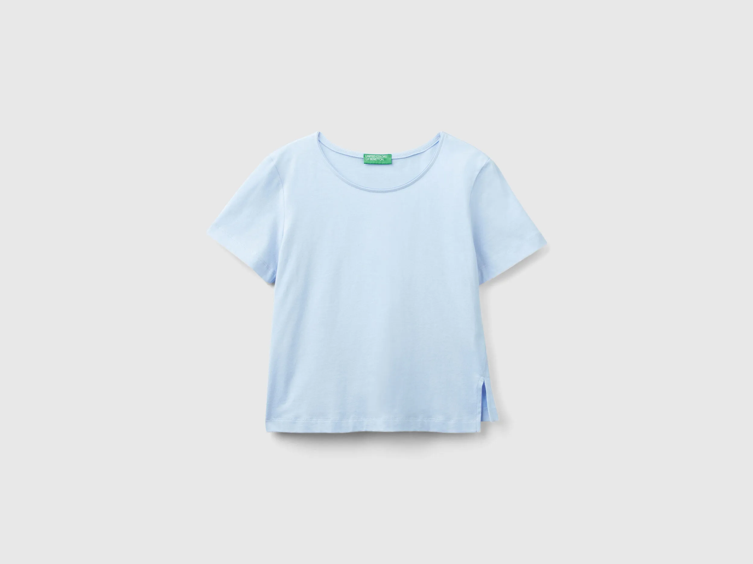 Camiseta de manga corta con abertura
