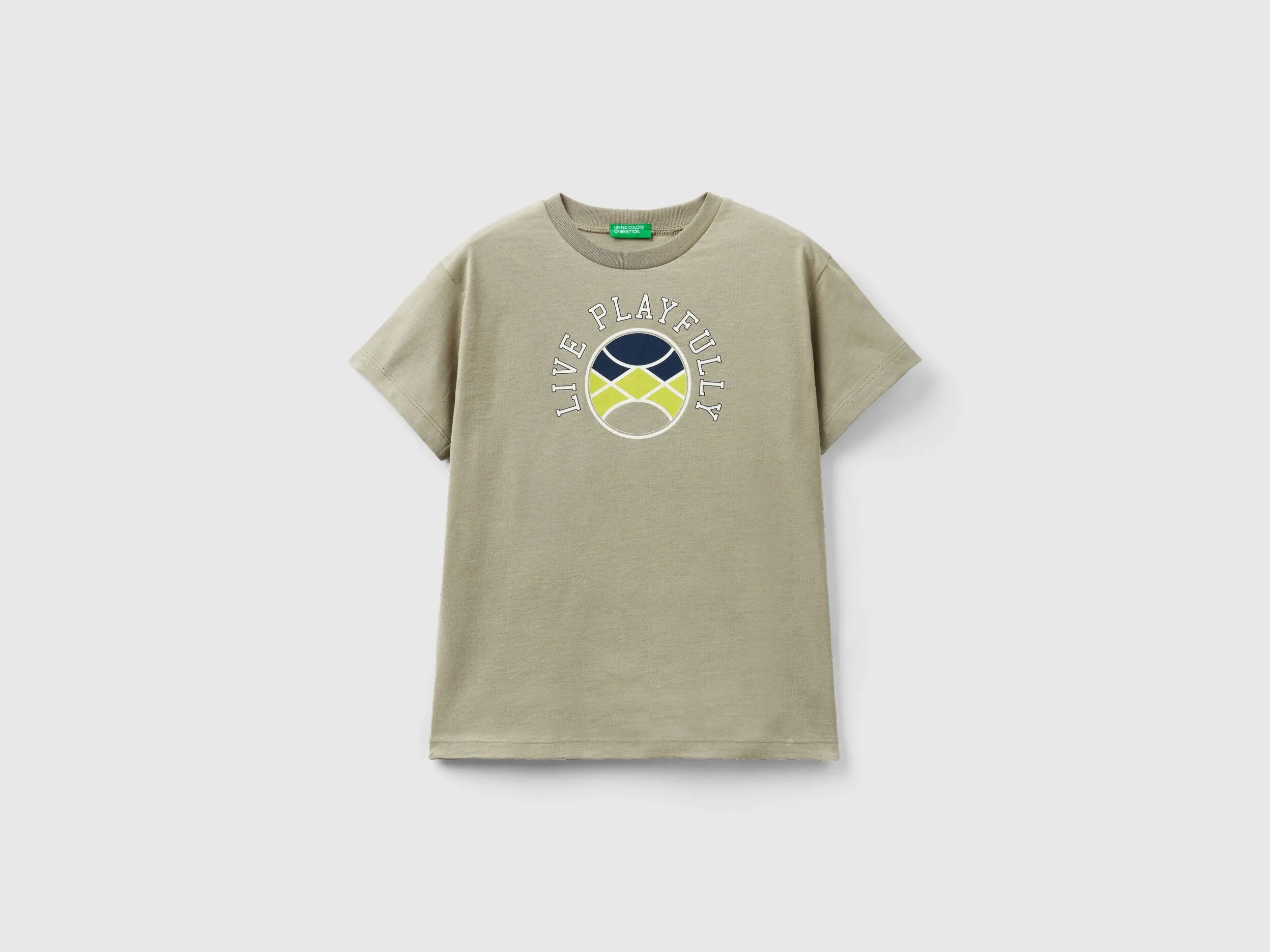 Camiseta de manga corta de algodón orgánico