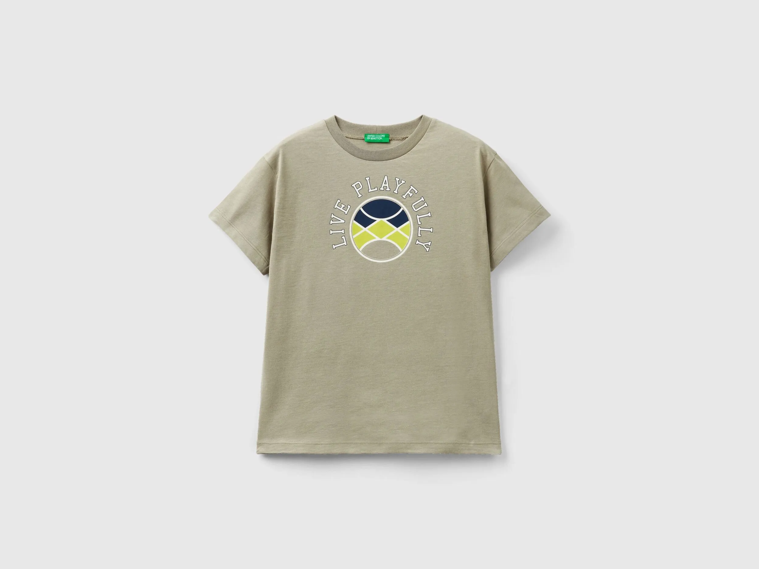 Camiseta de manga corta de algodón orgánico