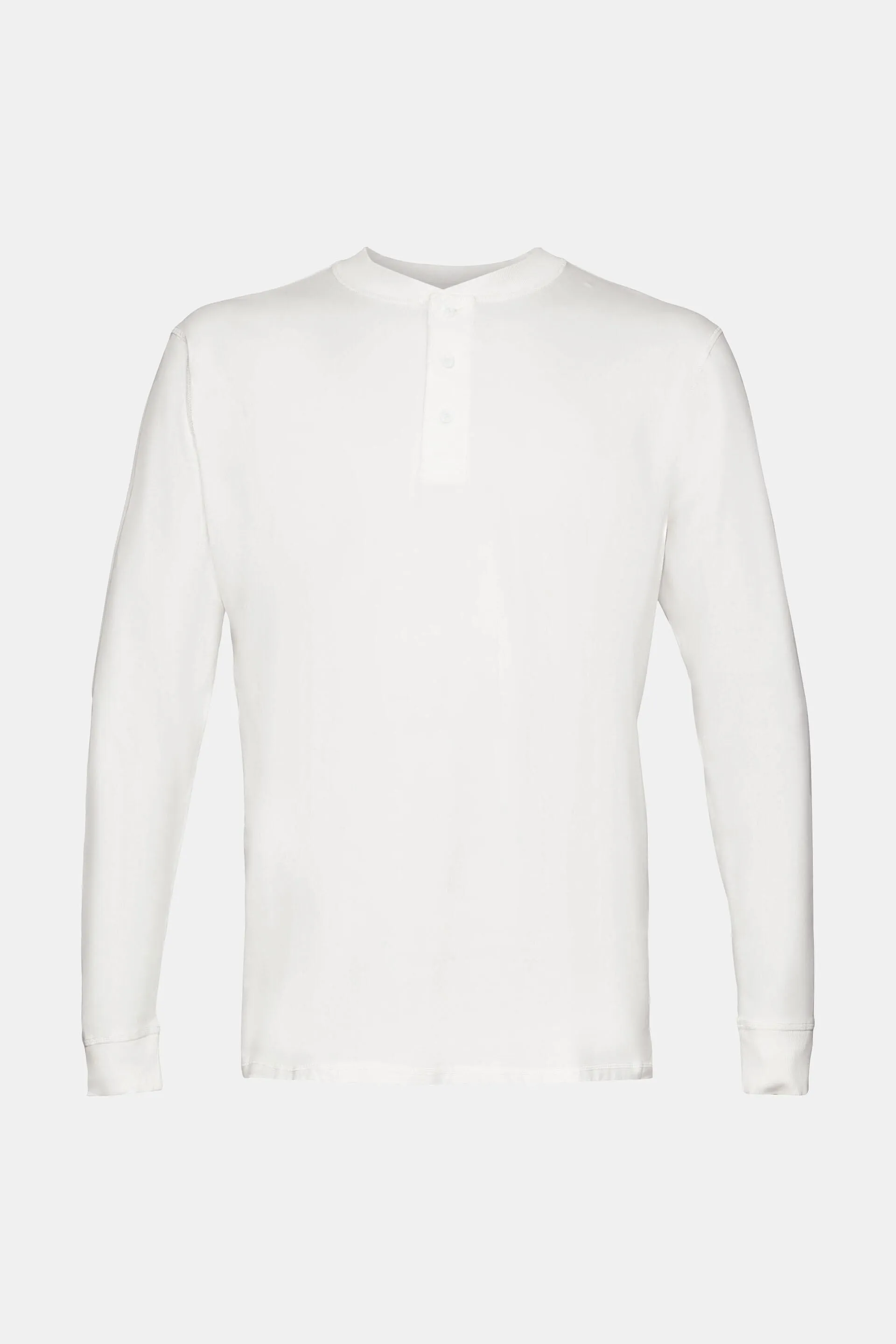 Camiseta de manga larga con botones