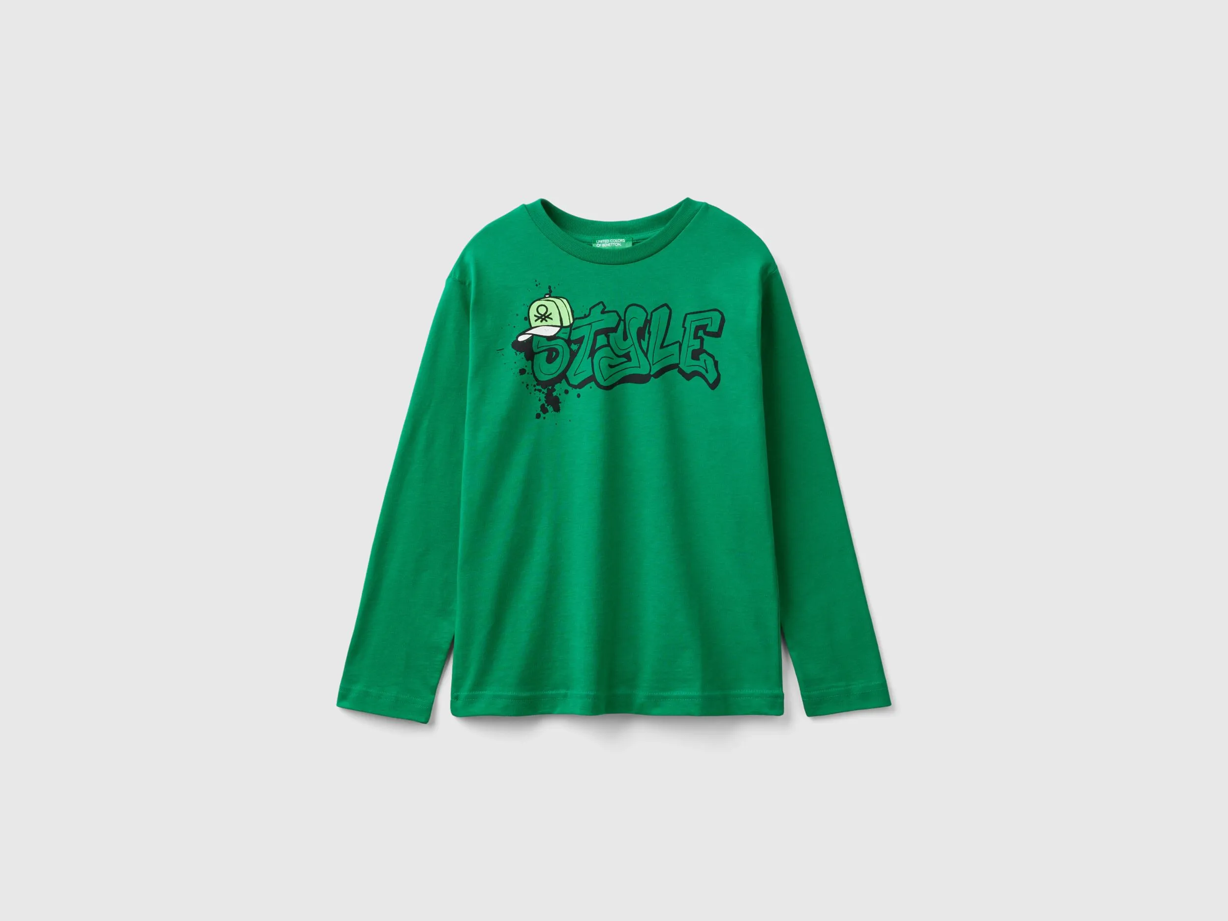 Camiseta de manga larga de algodón orgánico