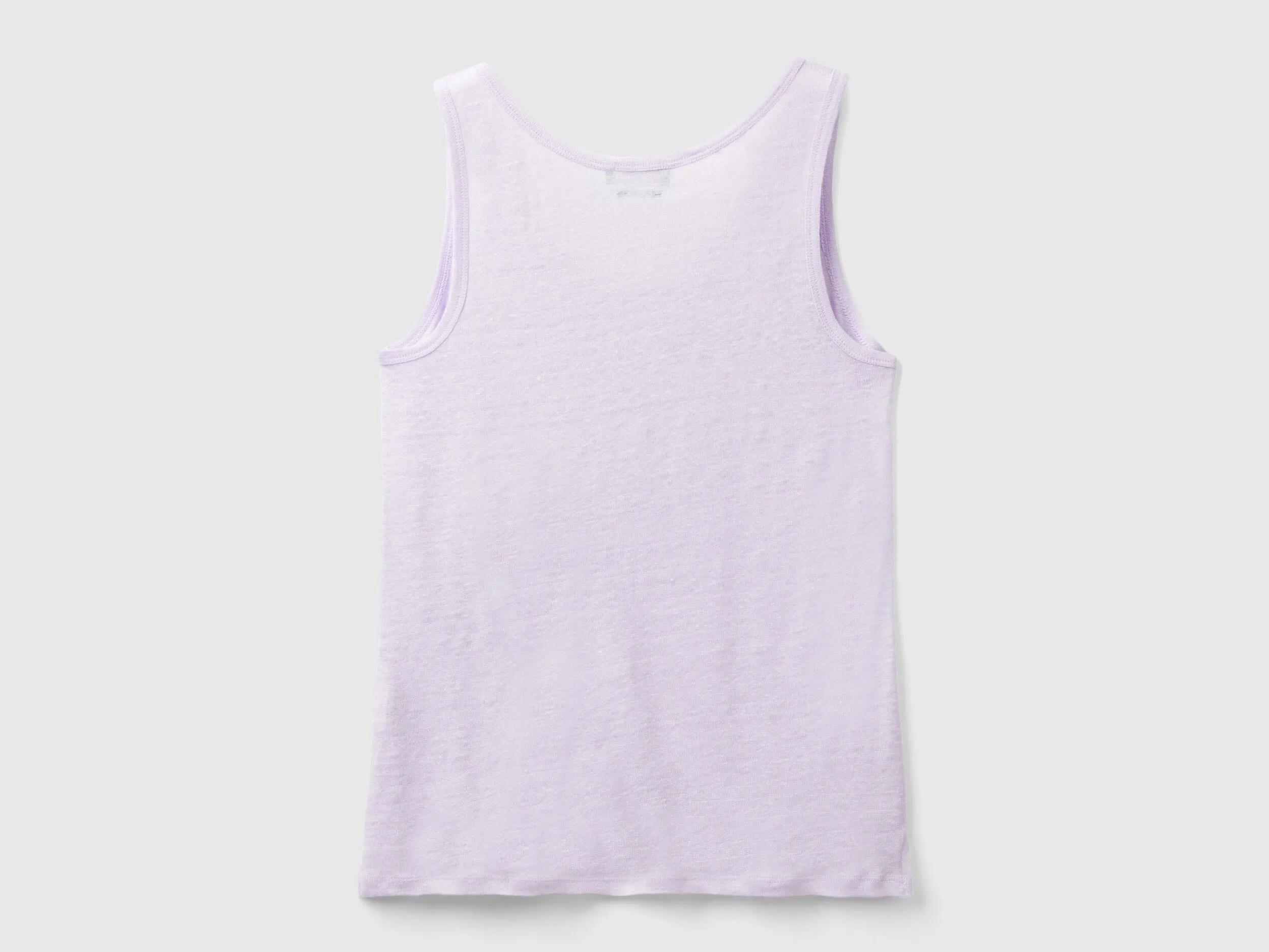 Camiseta de tirantes de lino puro