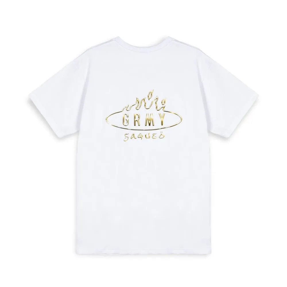 CAMISETA GRIMEY BURN IN FLAMES THE ANVIL - WHITE | SS24