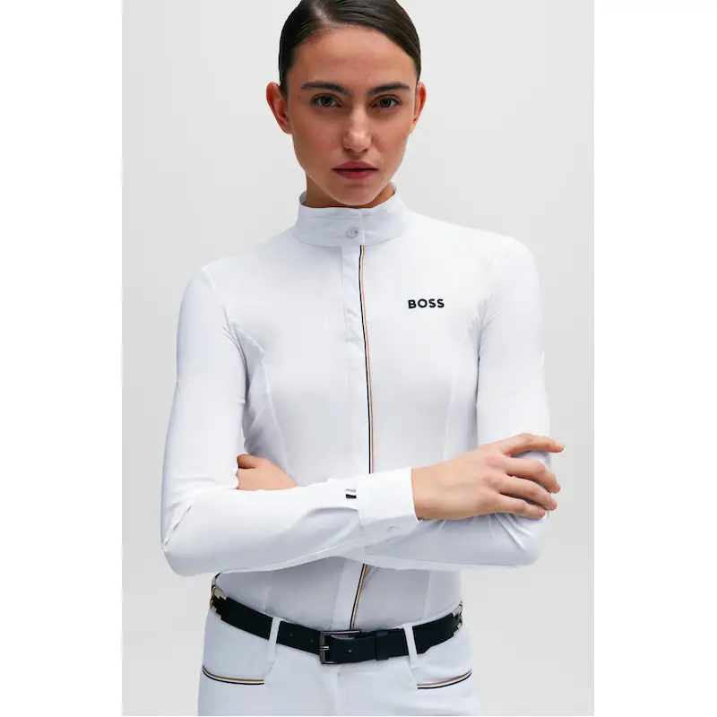 Camiseta Mujer Boss Equestrian Emma