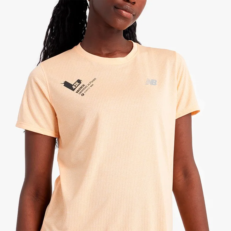 CAMISETA NEW BALANCE ATHLETICS T-SHIRT W MARATÓN VALENCIA