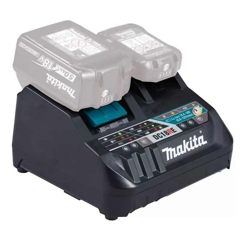 Cargador Rápido Mixto 12V 18V LXT CXT DC18RE Makita 198444-7
