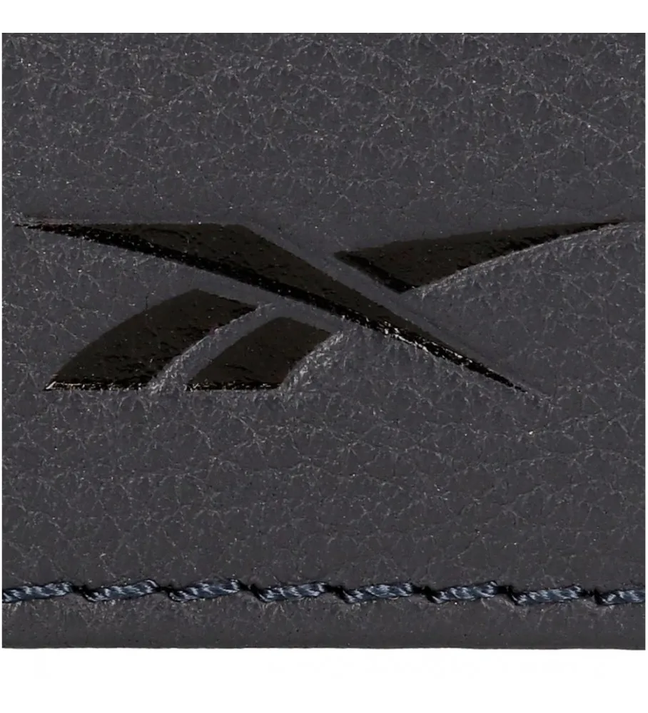 Cartera horizontal Club con cierre de click negro