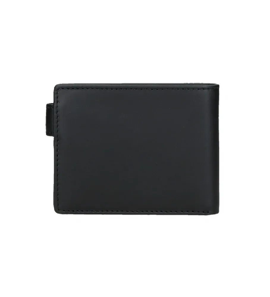 Cartera horizontal Switch con cierre de click negro