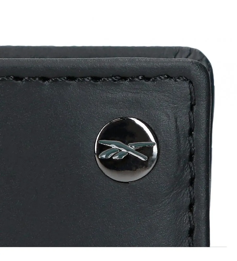 Cartera horizontal Switch con cierre de click negro