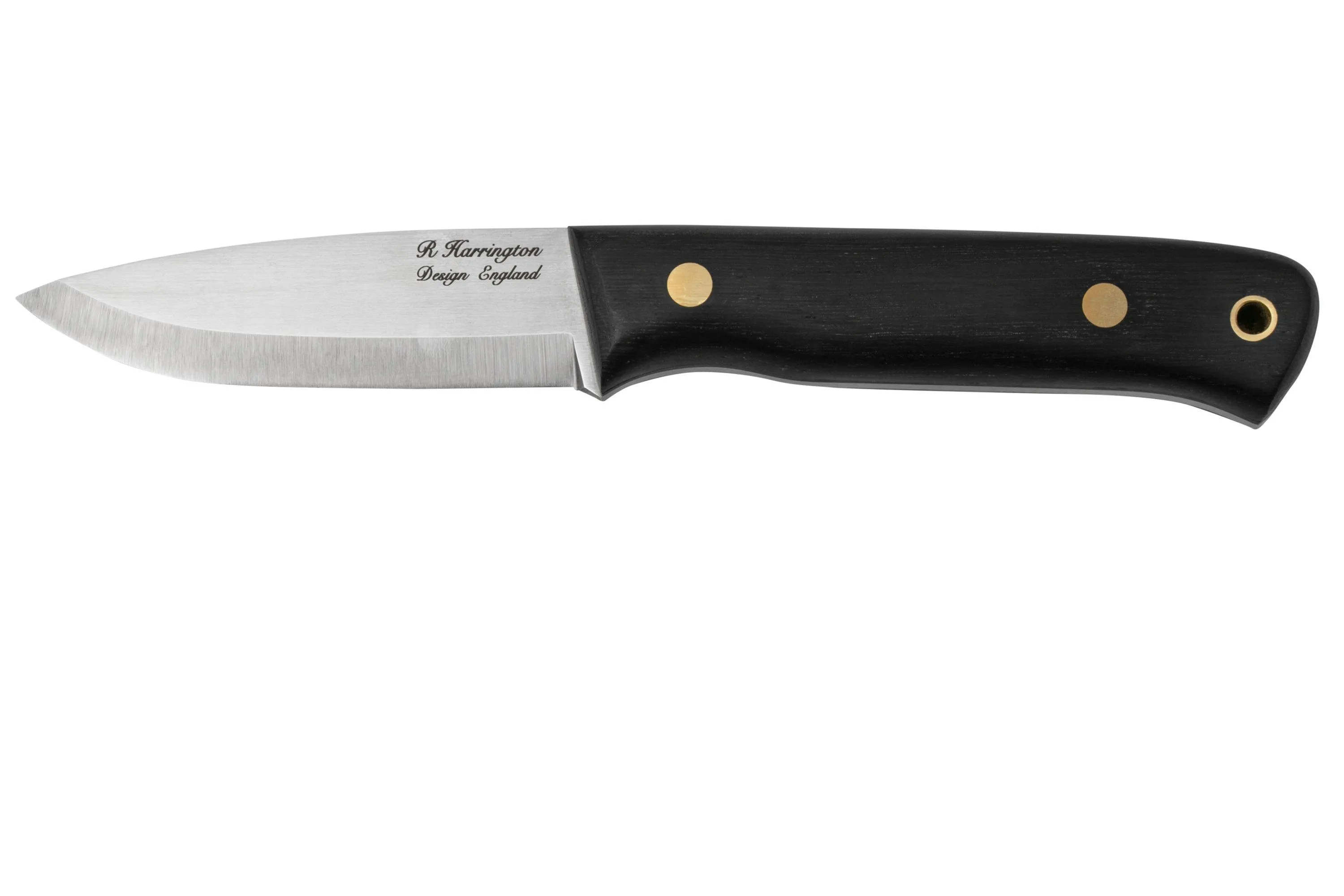 Casström Woodsman Knife Bog Oak, K720 Scandi Grind 10809