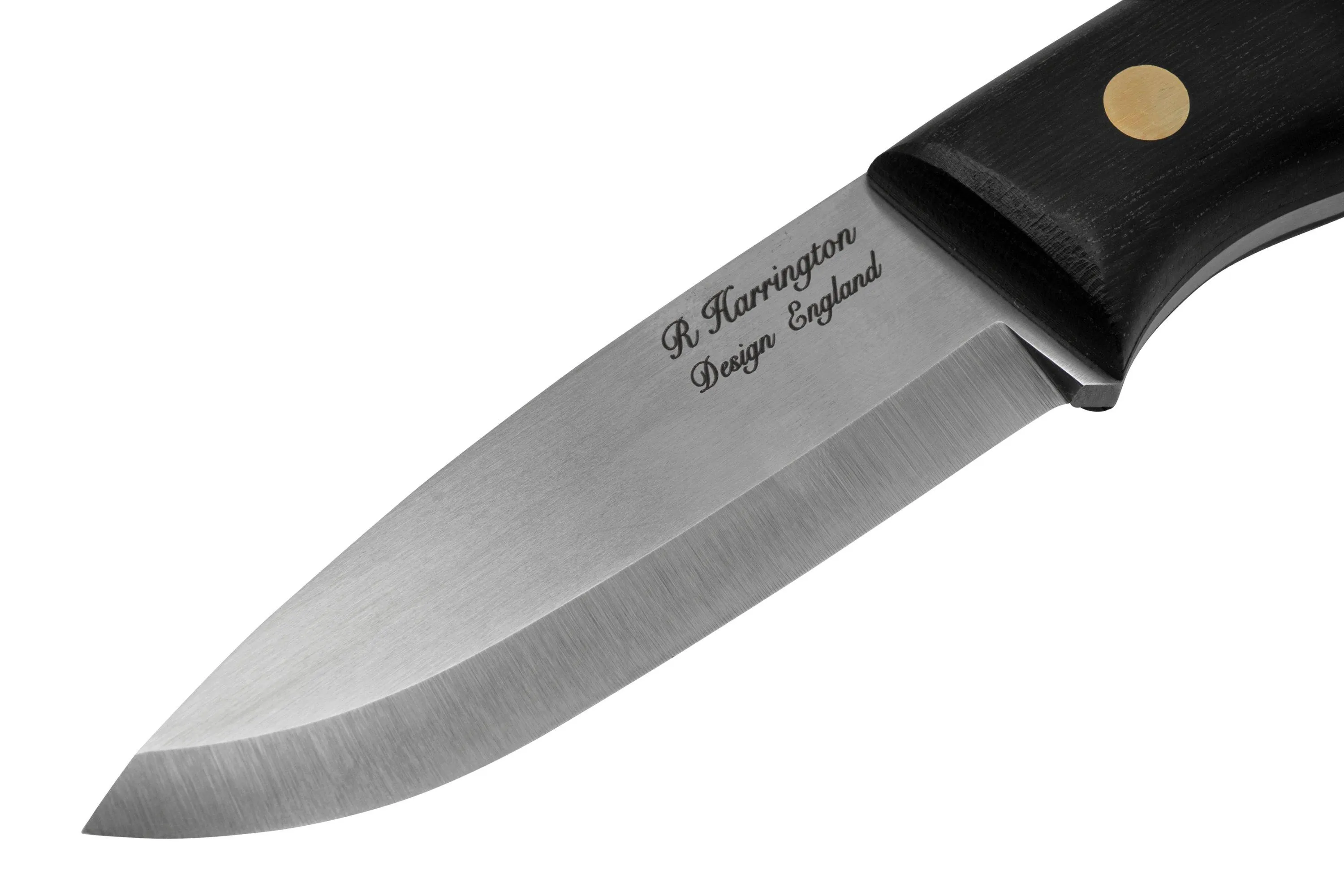Casström Woodsman Knife Bog Oak, K720 Scandi Grind 10809