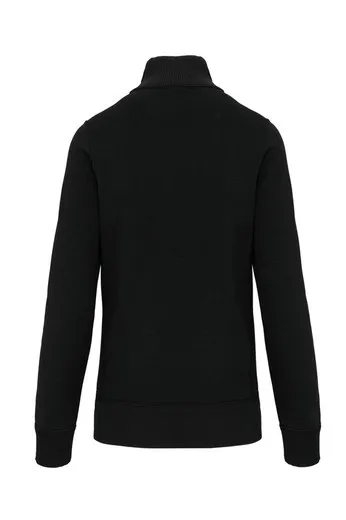CHAQUETA DE FELPA CON CREMALLERA DE MUJER