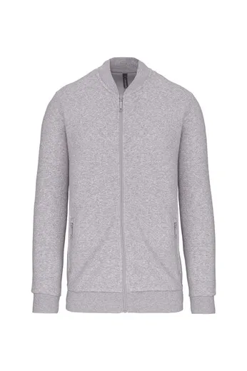 Chaqueta De Felpa Con Cremallera