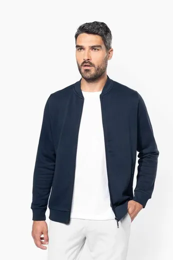 Chaqueta De Felpa Con Cremallera