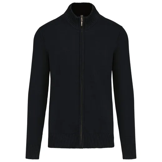 CHAQUETA DE PUNTO CON CREMALLERA