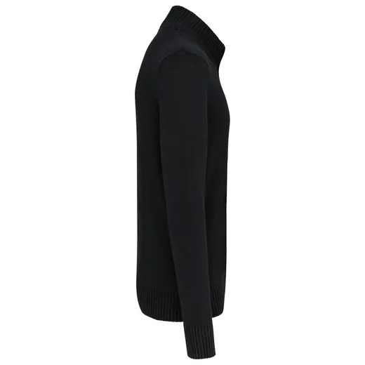 CHAQUETA DE PUNTO CON CREMALLERA
