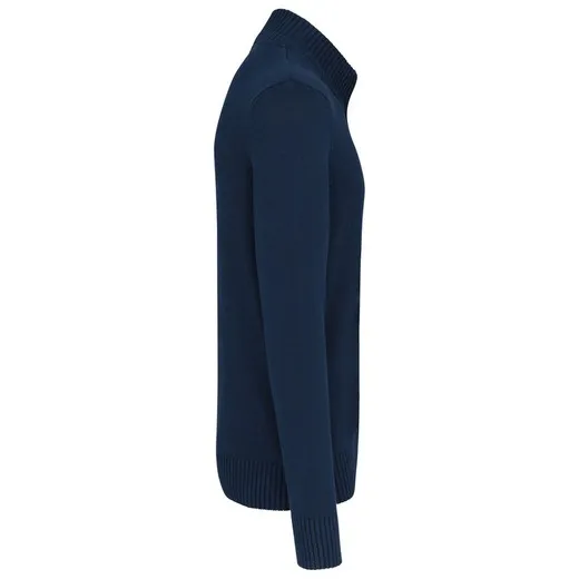 CHAQUETA DE PUNTO CON CREMALLERA