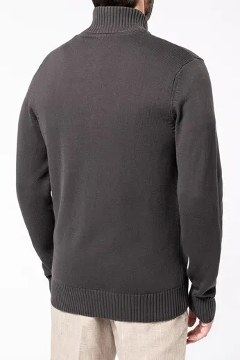 CHAQUETA DE PUNTO CON CREMALLERA