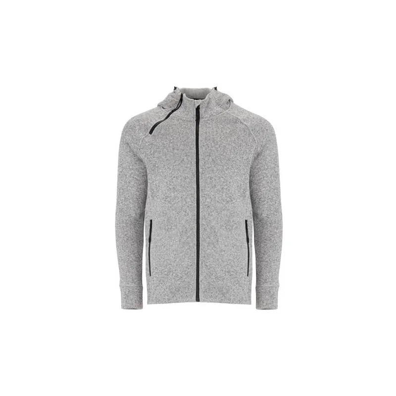 Chaqueta de punto felpado con capucha
