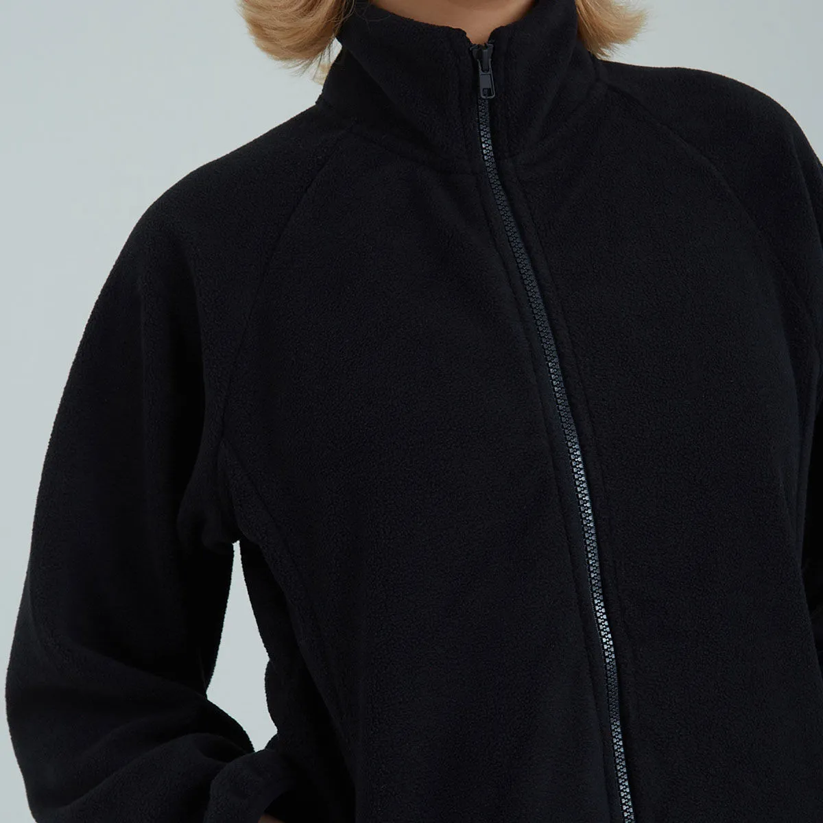 Chaqueta Fleece con Bolsillos