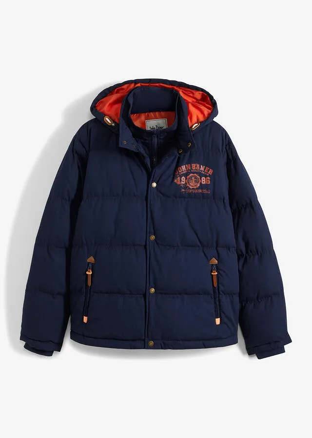 Chaqueta guateada Azul marino