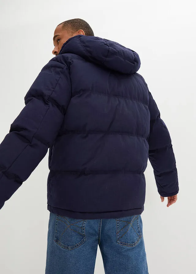 Chaqueta guateada Azul marino