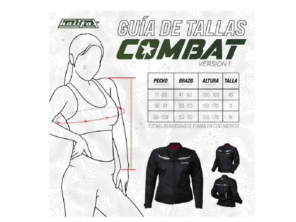 CHAQUETA HALIFAX COMBAT V1 WOMEN