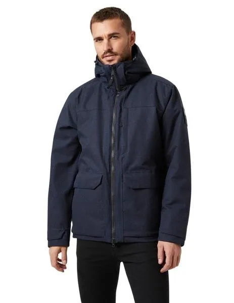 Chaqueta Helly Hansen Marino Jaspeada Para Hombre