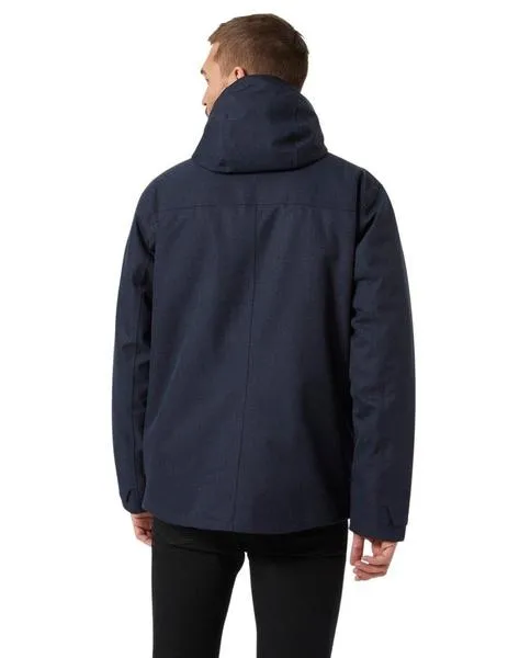 Chaqueta Helly Hansen Marino Jaspeada Para Hombre