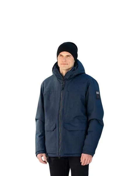 Chaqueta Helly Hansen Marino Jaspeada Para Hombre