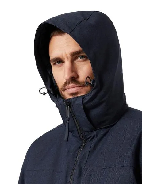Chaqueta Helly Hansen Marino Jaspeada Para Hombre