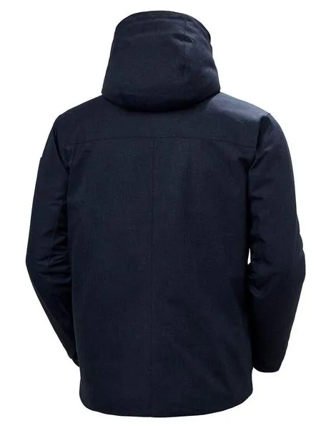 Chaqueta Helly Hansen Marino Jaspeada Para Hombre