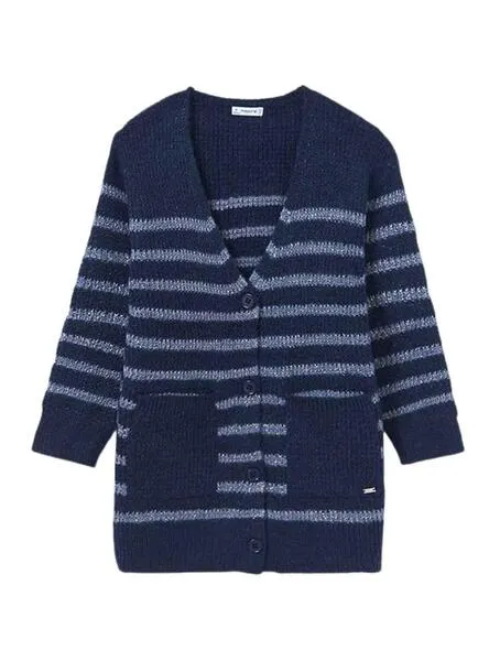 Chaqueta Mayoral Tricot Marino para Niña