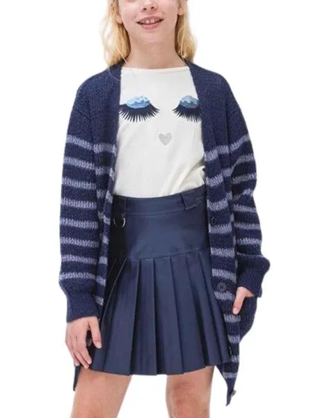 Chaqueta Mayoral Tricot Marino para Niña