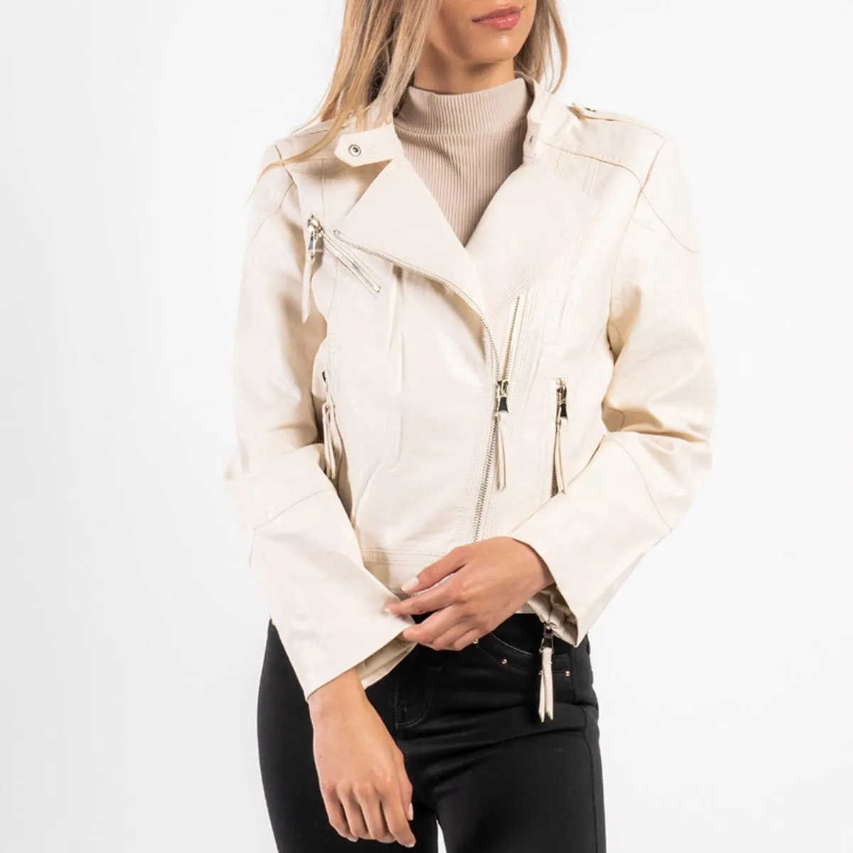 Chaqueta Sintetica Biker Luciana