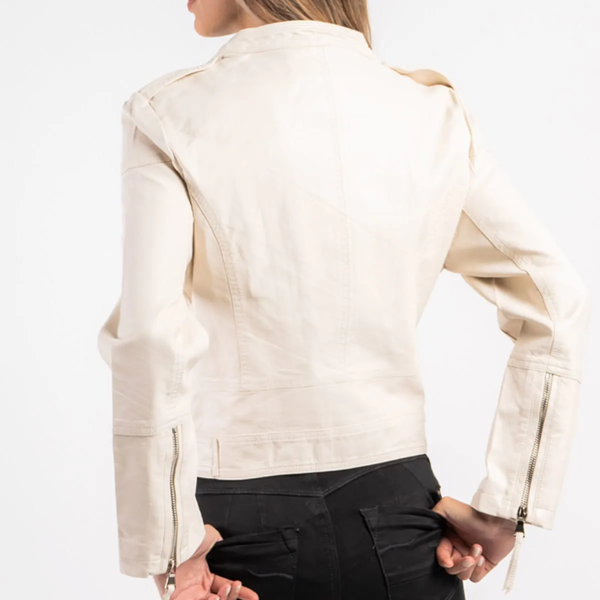 Chaqueta Sintetica Biker Luciana