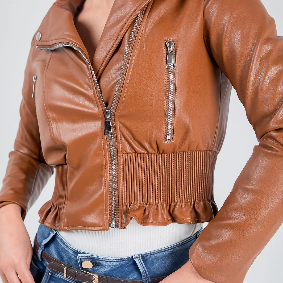 Chaqueta Sintetica Encauchada Farah