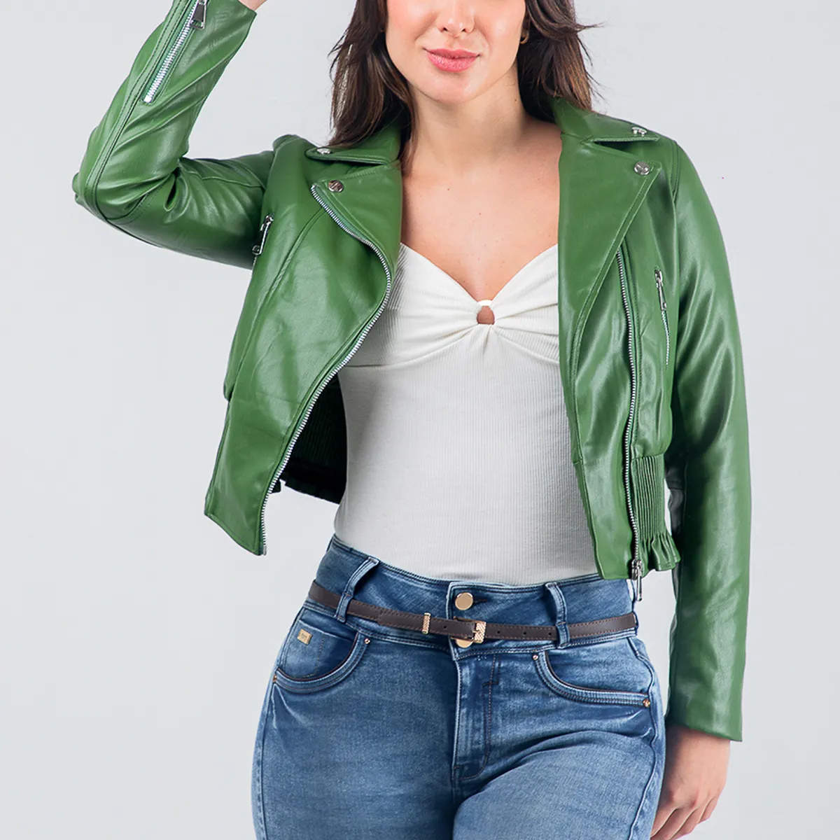 Chaqueta Sintetica Encauchada Farah