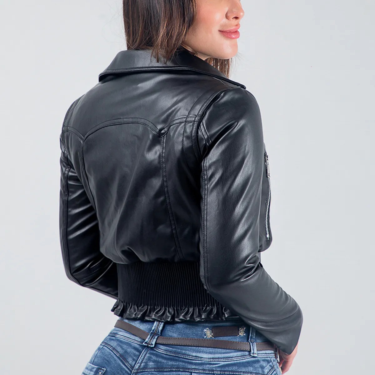 Chaqueta Sintetica Encauchada Farah