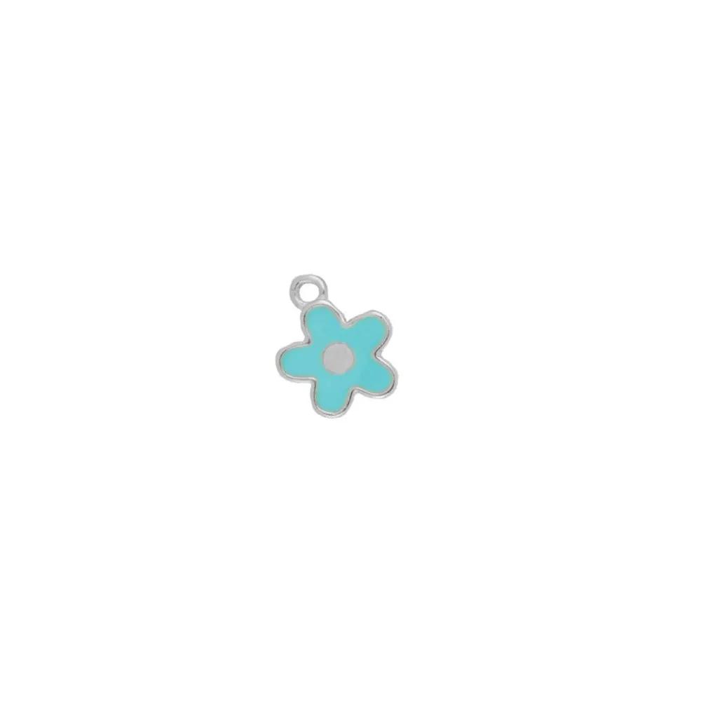 Charm Flor Turquesa
