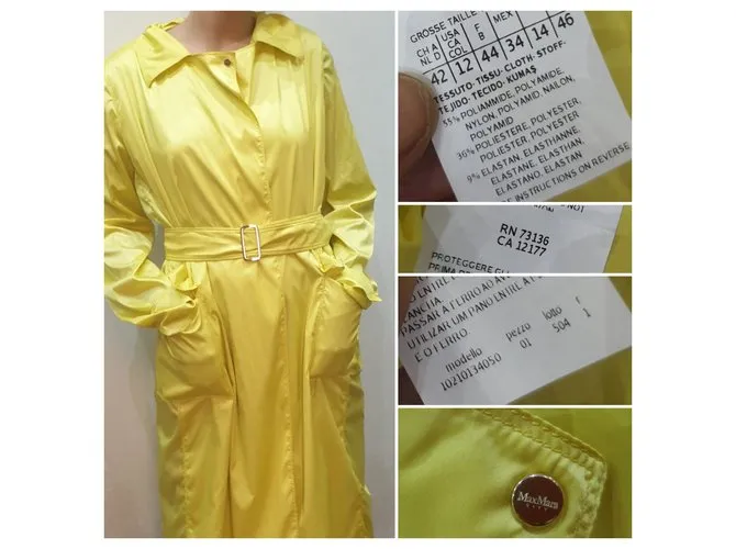 Chubasquero amarillo sportmax 