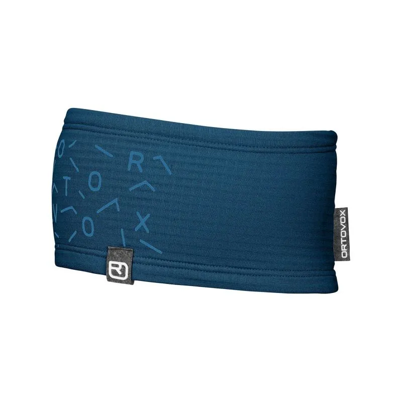 Cinta para la cabeza Ortovox Fleece Light Grid (Petrol Blue)