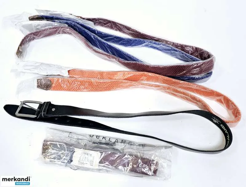Cinturones de cuero para hombre N.Z.A. de alta calidad para medias minoristas - Amplia gama disponible