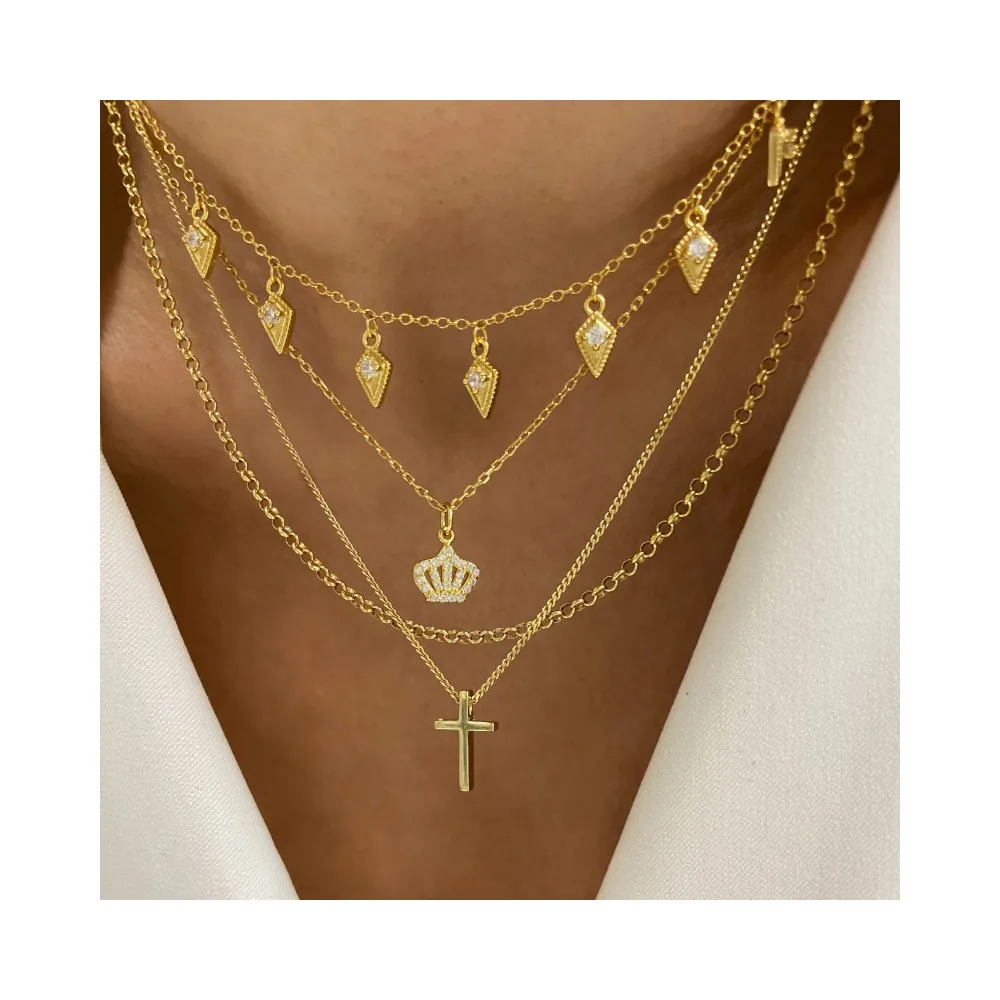 Collar Cruz Oro