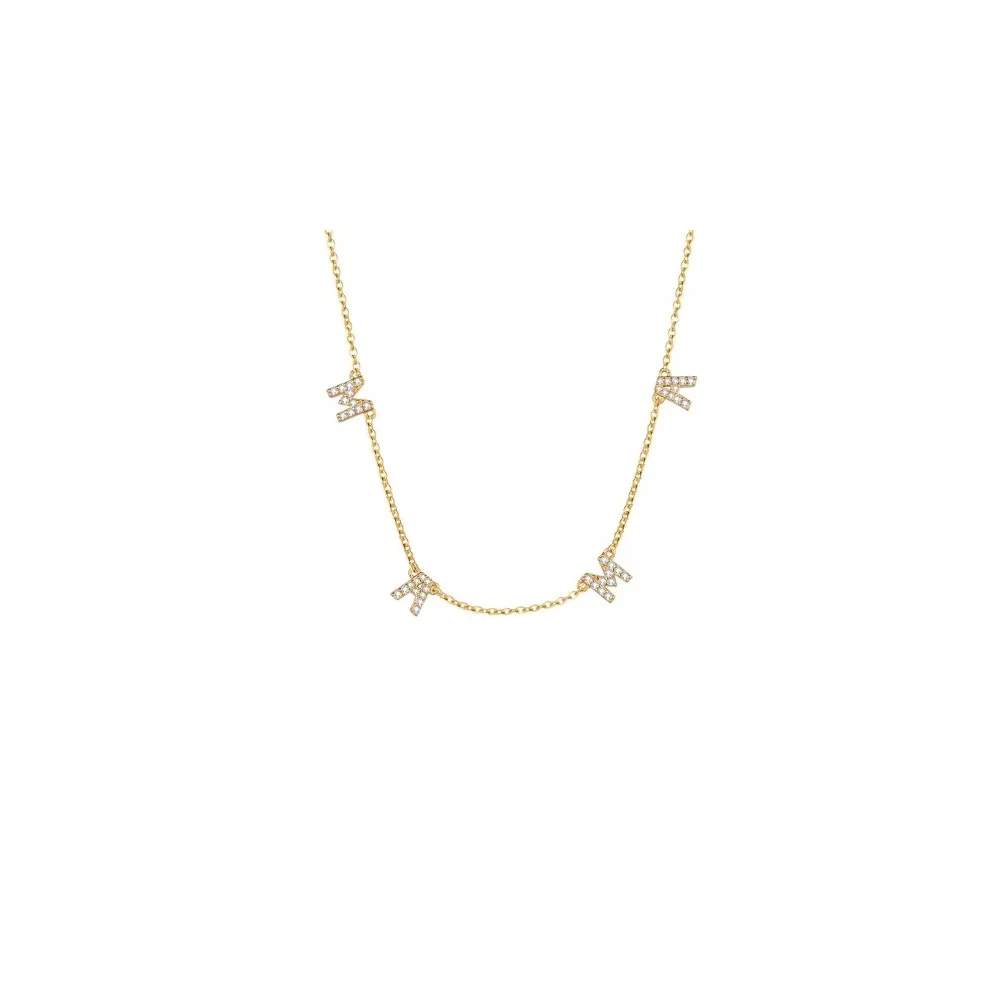 Collar Mama Circonitas Oro