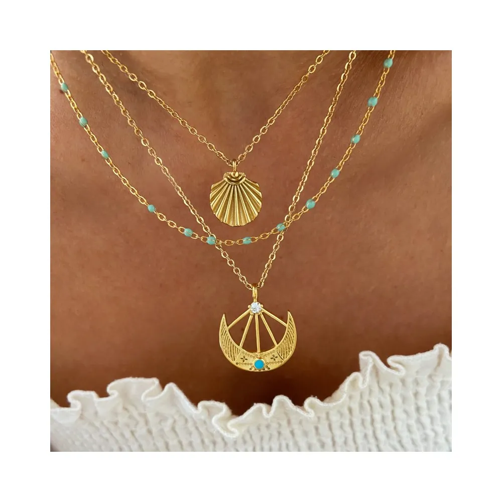 Collar Shell Oro